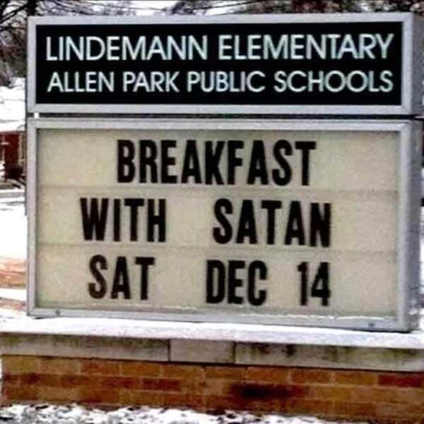Funniest School Signs - Pic 1